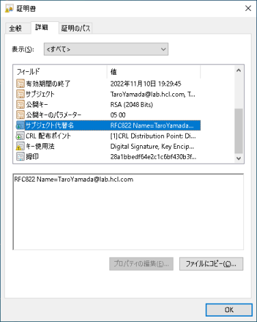 Domino 11 の新機能: X.509 証明書のサブジェクト代替名 Subject Domino 11 の新機能: X.509 証明書のサブジェクト代替名 Subject