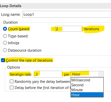 How to control rate of iterations using pacing In IBM DevOps Test ...